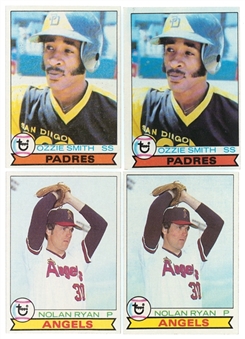 1979 Topps Baseball 726-Card Complete Sets Pair (2) - Includes Ozzie Smith Rookie Cards